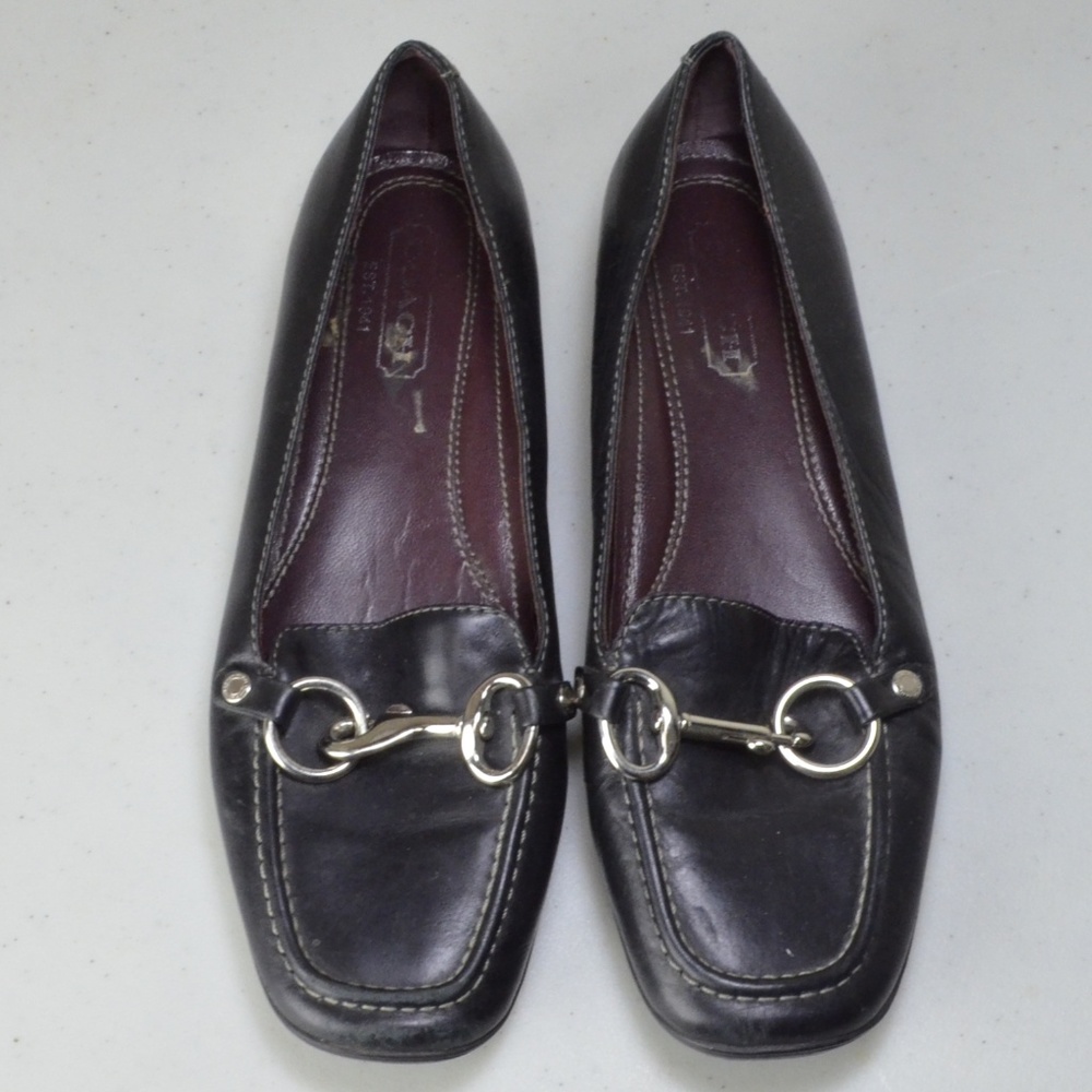 $10 Deal! Coach black slip ons